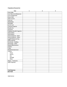 free printable free blank profit and loss statement pdf  free printable templates self employed profit and loss statement template example