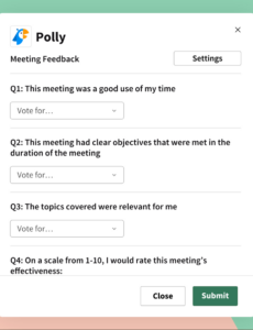 Free Printable Incorporating Feedback Into A Meeting Template Sample