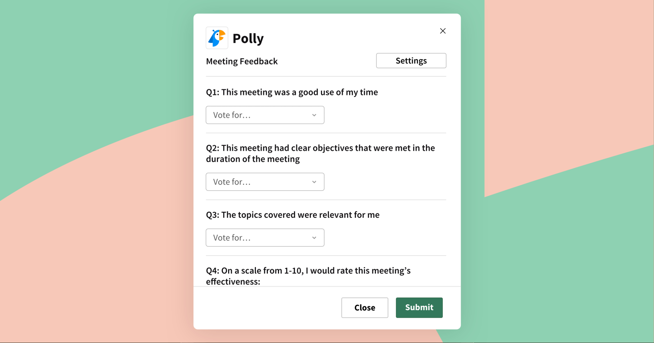 Free Printable Incorporating Feedback Into A Meeting Template Sample