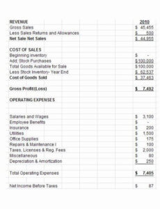 free small business financial statement template excel  alayneabrahams small business financial statement template