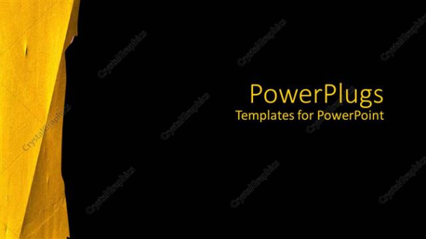 Premium Template For Powerpoint  Google Slides 13434 Black And Yellow Presentation Template