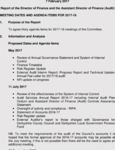 Printable Audit Committee Meeting Minutes Template Word