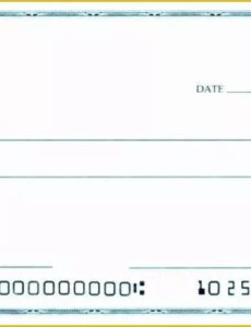 Printable Big Check Template Big Check For Presentation Template Sample