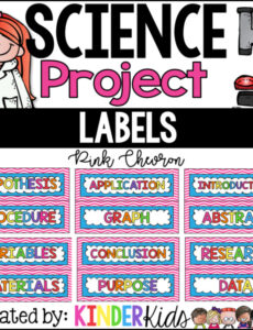 Printable Free Printable Science Fair Project Board Labels  Printable Templates Science Fair Presentation Board Template Pdf