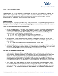 Printable Solution Interview Case Study Example  Studypool Case Study Interview Presentation Template