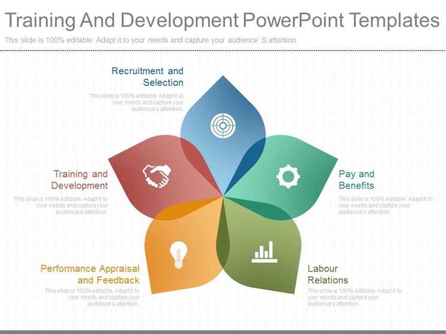 Printable Training And Development Powerpoint Templates  Presentation Powerpoint Certification List Company Presentation Template Sample