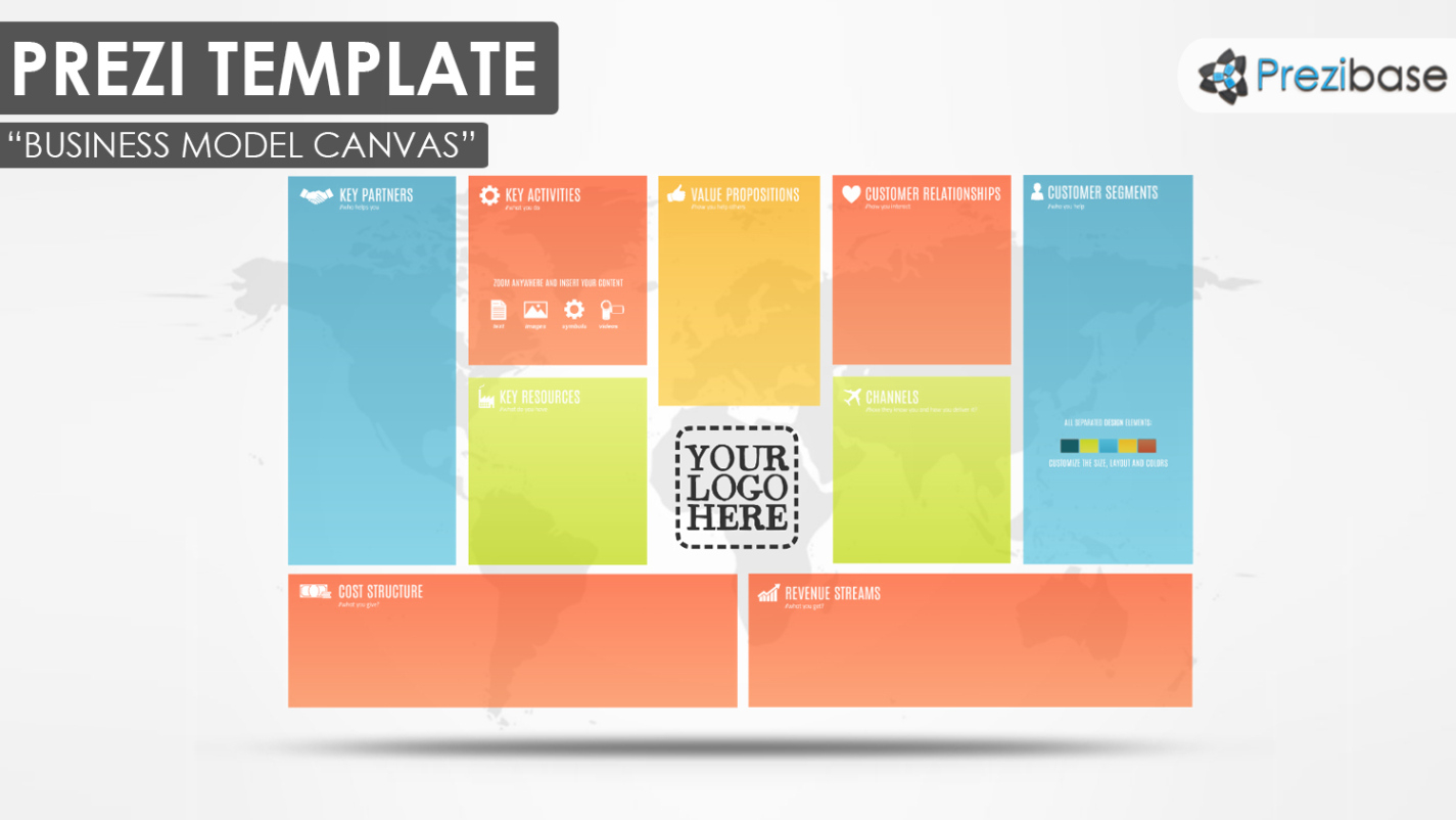 Sample Business Model Canvas  Prezi Presentation Template  Creatoz Collection Business Model Canvas Presentation Template Doc