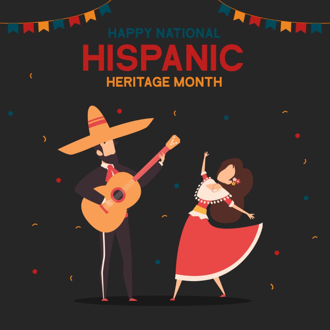 Sample Free Happy Heritage Templates  Examples  Edit Online  Download  Template Hispanic Heritage Month Presentation Template