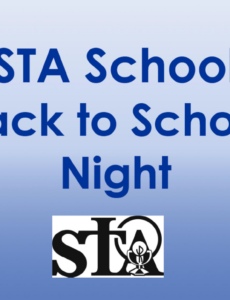 Sample Presentation  Backtoschool Night 2022  St Thomas Aquinas School Back To School Night Presentation Template Example