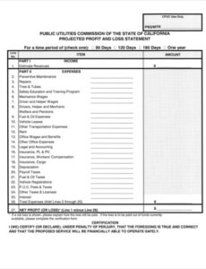 sample profit  loss statement template  13 free pdf excel documents download projected profit and loss statement template doc