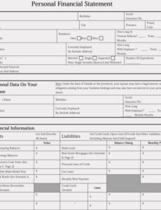 small business financial statement template fresh financial statement small business financial statement template sample