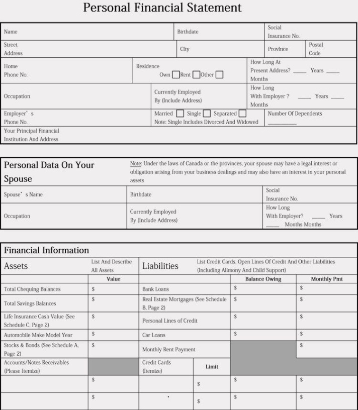 small business financial statement template fresh financial statement small business financial statement template sample