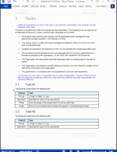 5 contractor statement of work template  sampletemplatess  sampletemplatess contractor statement of work template excel