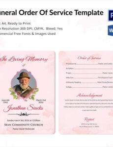 printable free funeral order of service template statement of funeral goods and services template word