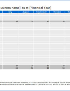 printable yeartodate profit and loss statement template year to date profit and loss statement template example