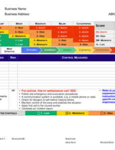 safe work method statement swms template in word and pdf formats  page 3 of 6 safe work method statement template