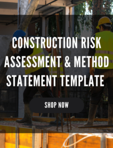 Construction Method Statement Template