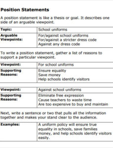 Custom Customer Value Proposition Statement Template Excel Sample