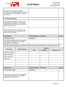 Editable Internal Audit Opening Meeting Template Excel Sample