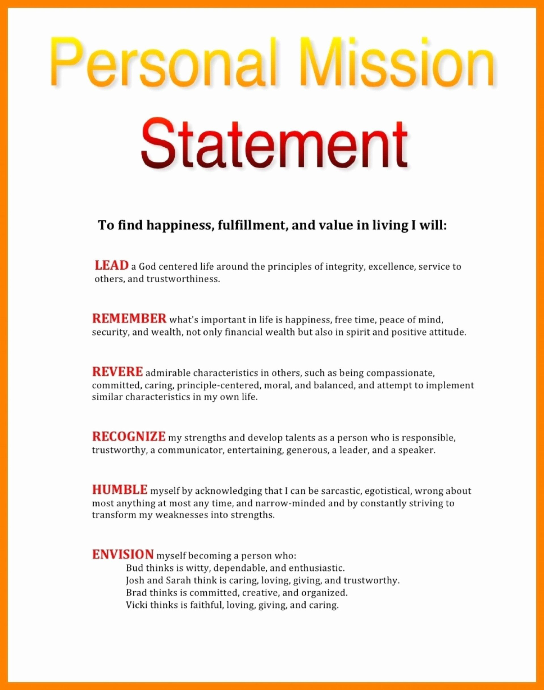 Editable Project Vision Statement Template Pdf