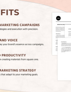 Free  Brand Positioning Statement Template Doc