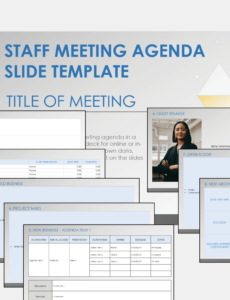 Free Custom Church Staff Meeting Template Pdf