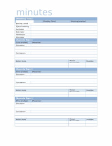 Free Custom Rotary Board Meeting Minutes Template Pdf