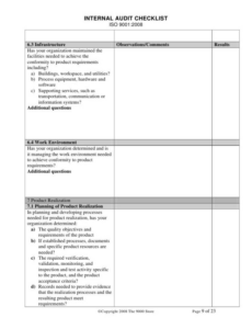 Free Editable Internal Audit Opening Meeting Template