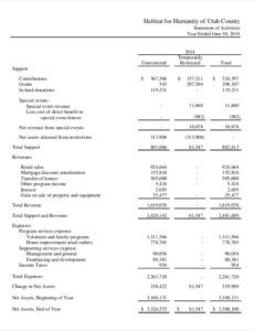 Free  Fund Accountability Statement Template Doc Sample