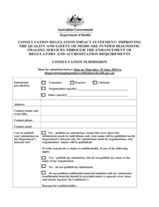 Free  Regulatory Impact Statement Template  Sample