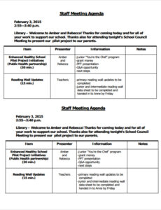 Free  Salon Staff Meeting Template Pdf Sample