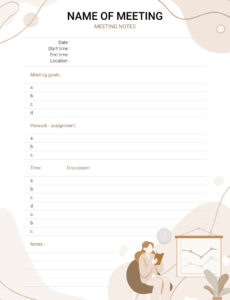 Salon Staff Meeting Template Pdf